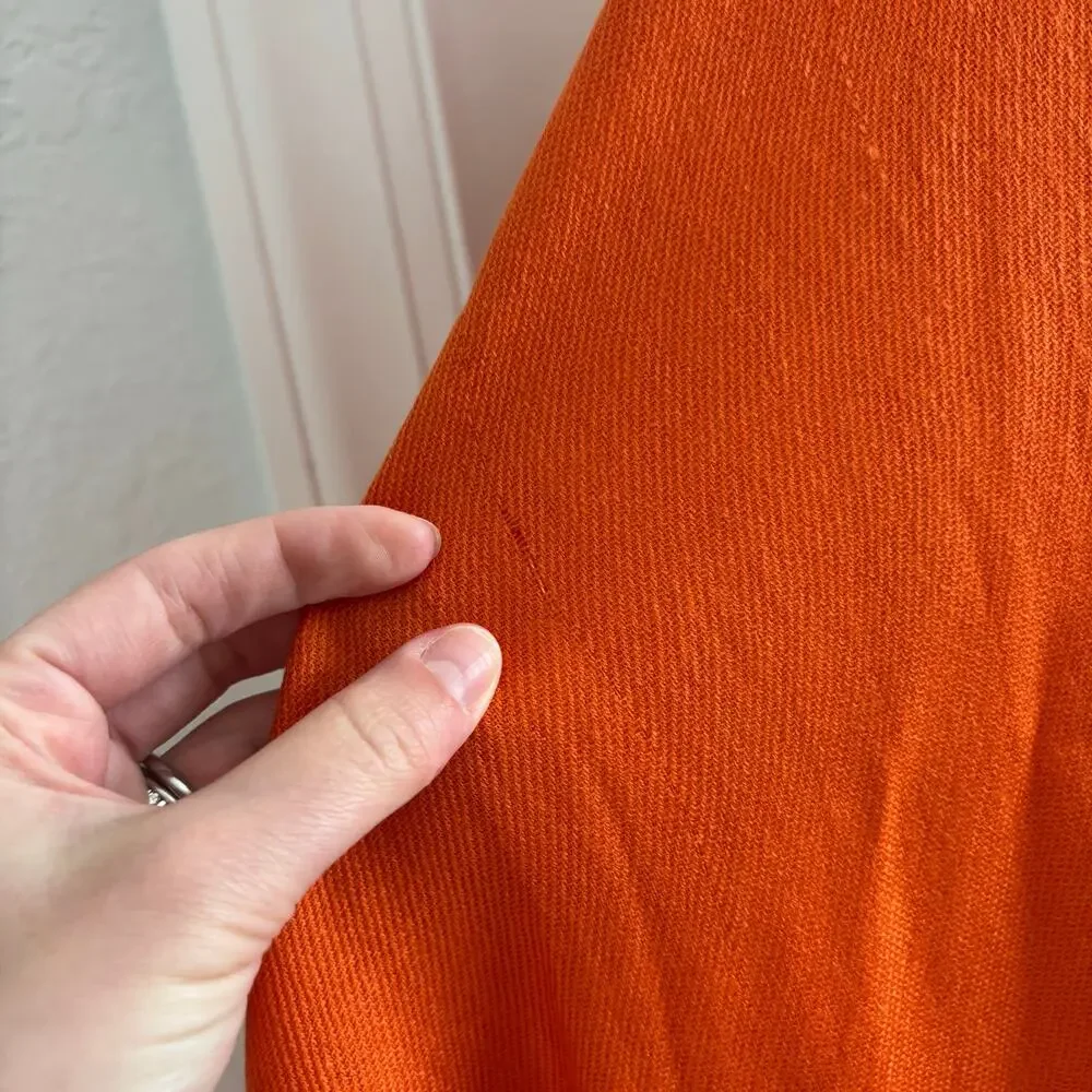 NWT Orange Pashmina Scarf Wrap